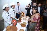 Ministry of Tourism and NCHMCT concluded an exhibition cum Award Ceremony for the Edible Cutlery & Crockery Design Challenge on March 14th, 2024, at The Ashok , New Delhi.
